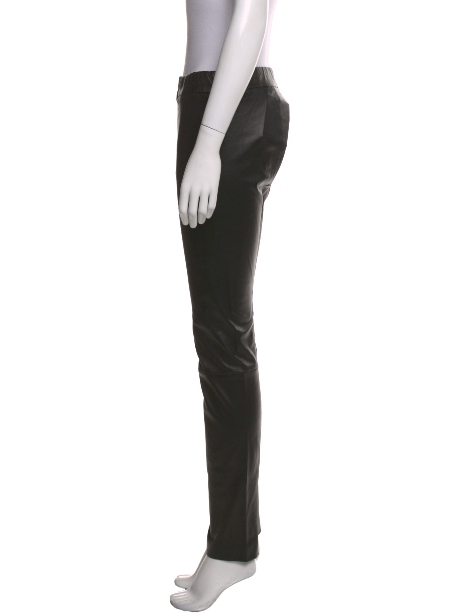 The Row Leather Skinny Leg Pants