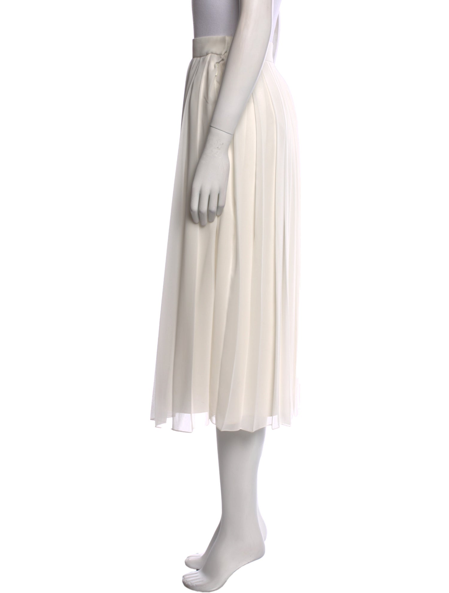 The Row Pleated Accents Midi Length Skirt