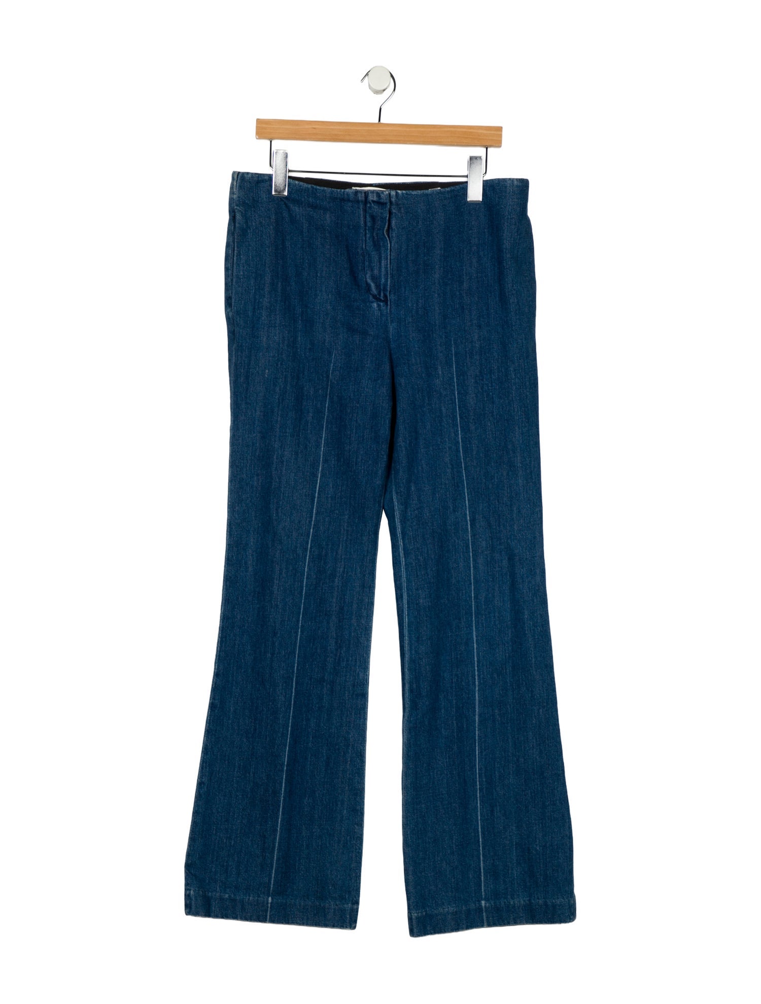 The Row Mid-Rise Wide Leg Jeans