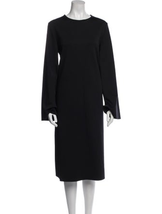 The Row Crew Neck Midi Length Dress