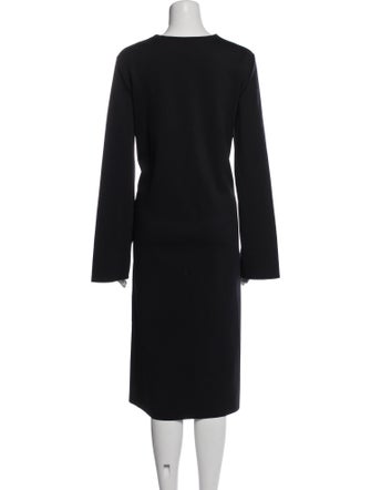The Row Crew Neck Midi Length Dress
