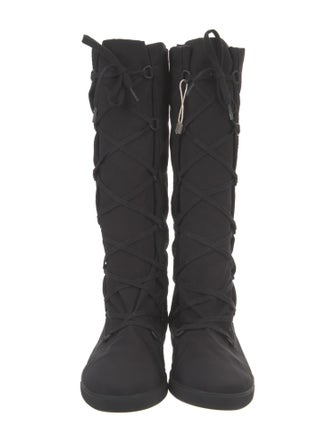 The Row Tyler Nylon Lace-Up Boots
