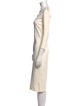 The Row Scoop Neck Midi Length Dress