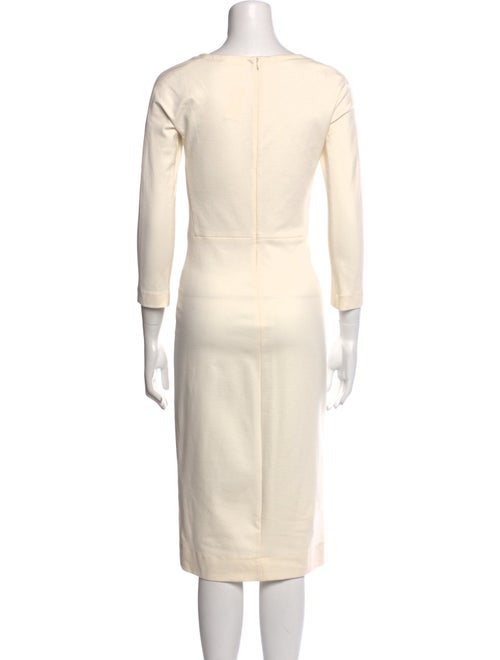 The Row Scoop Neck Midi Length Dress