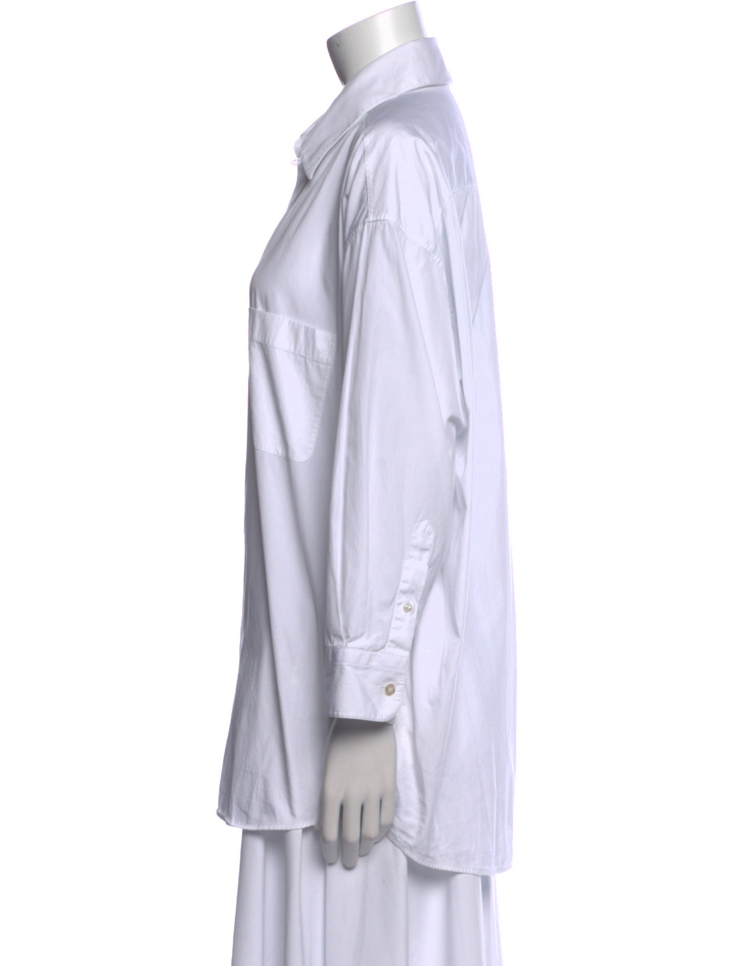 The Row Long Sleeve Button-Up Top