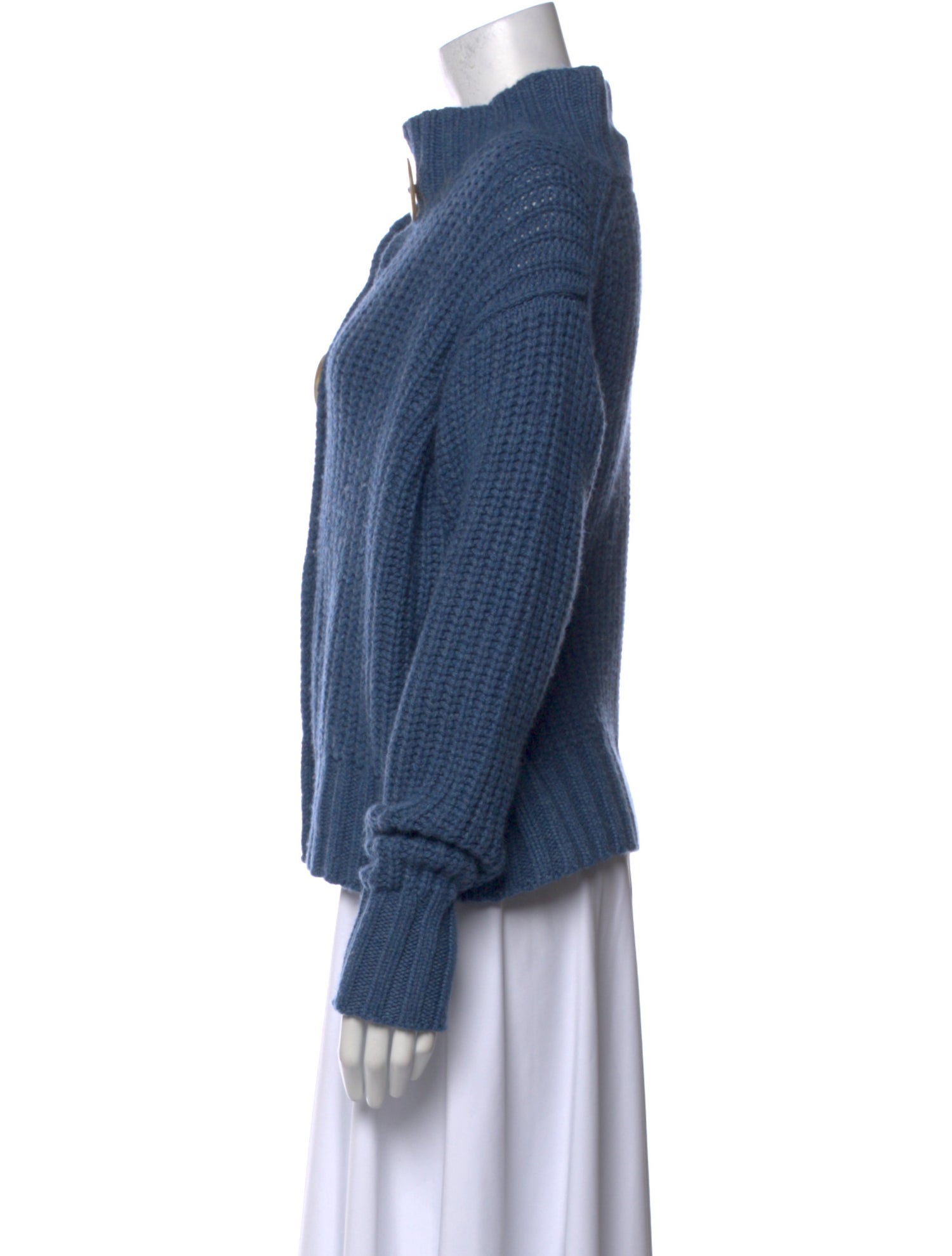 The Row Cashmere Mock Neck Sweater