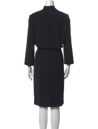 The Row V-Neck Midi Length Dress