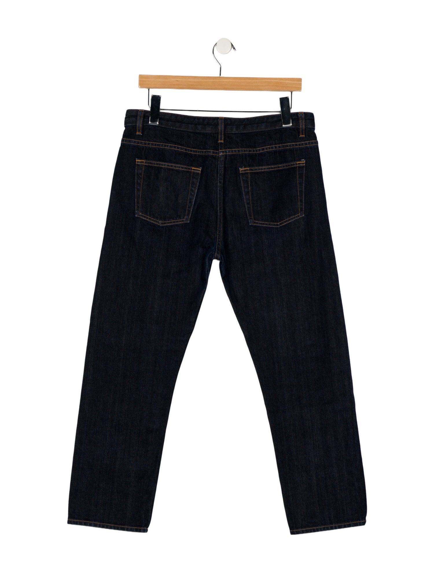 The Row Mid-Rise Straight Leg Jeans