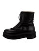 The Row Zipped 1 Calfskin Lace-Up Boots