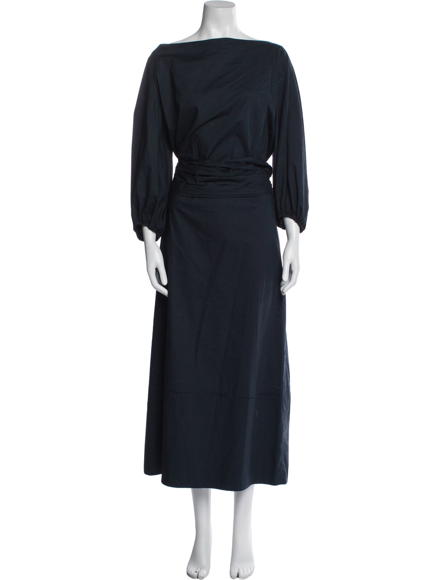 The Row Bateau Neckline Long Dress