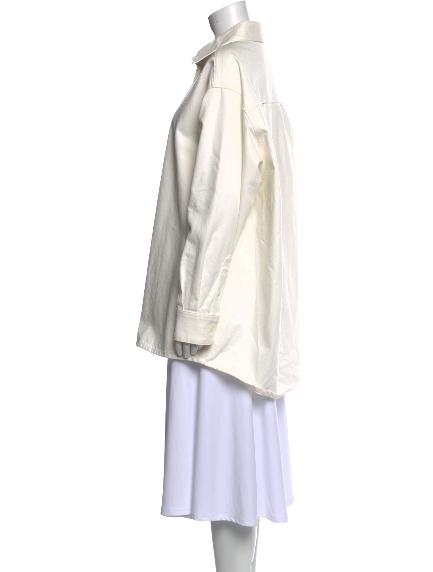 The Row Long Sleeve Button-Up Top