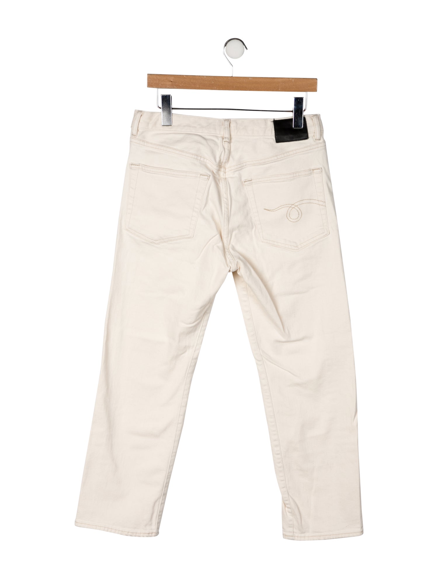 R13 High-Rise Straight Leg Jeans