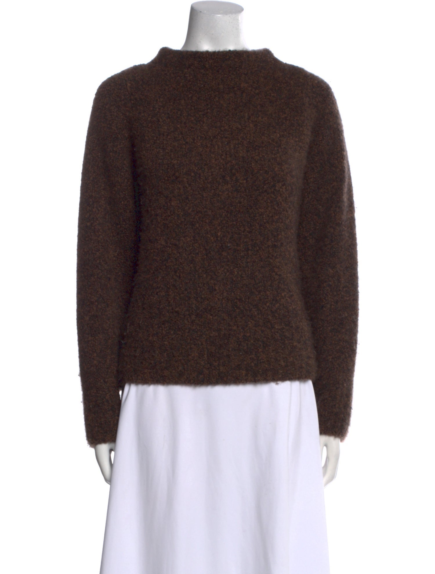 The Row Cashmere Mock Neck Sweater