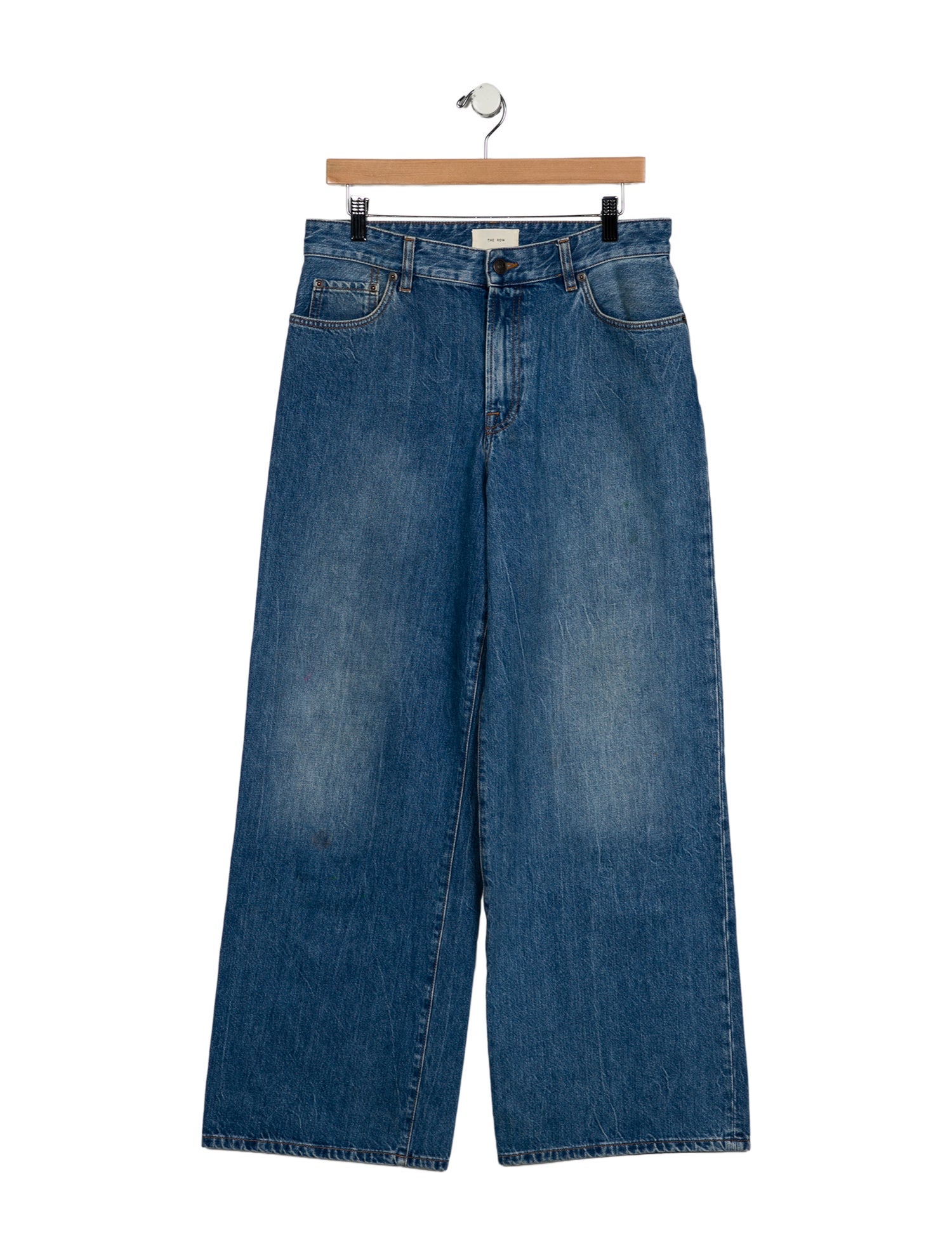 The Row High-Rise Wide Leg Jeans