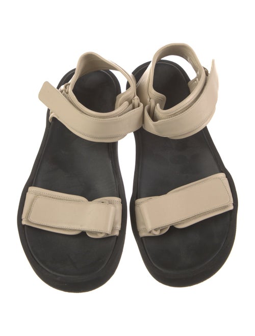 The Row Leather Slides