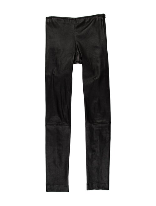 The Row Lambskin Skinny Leg Pants