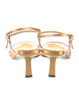 The Row Bare Satin Satin Sandals