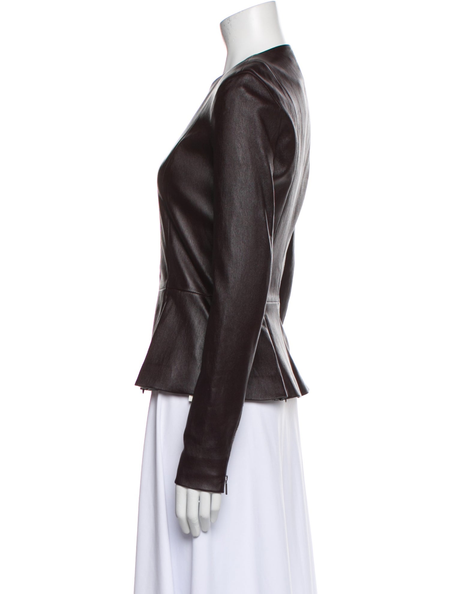 The Row Leather Biker Jacket