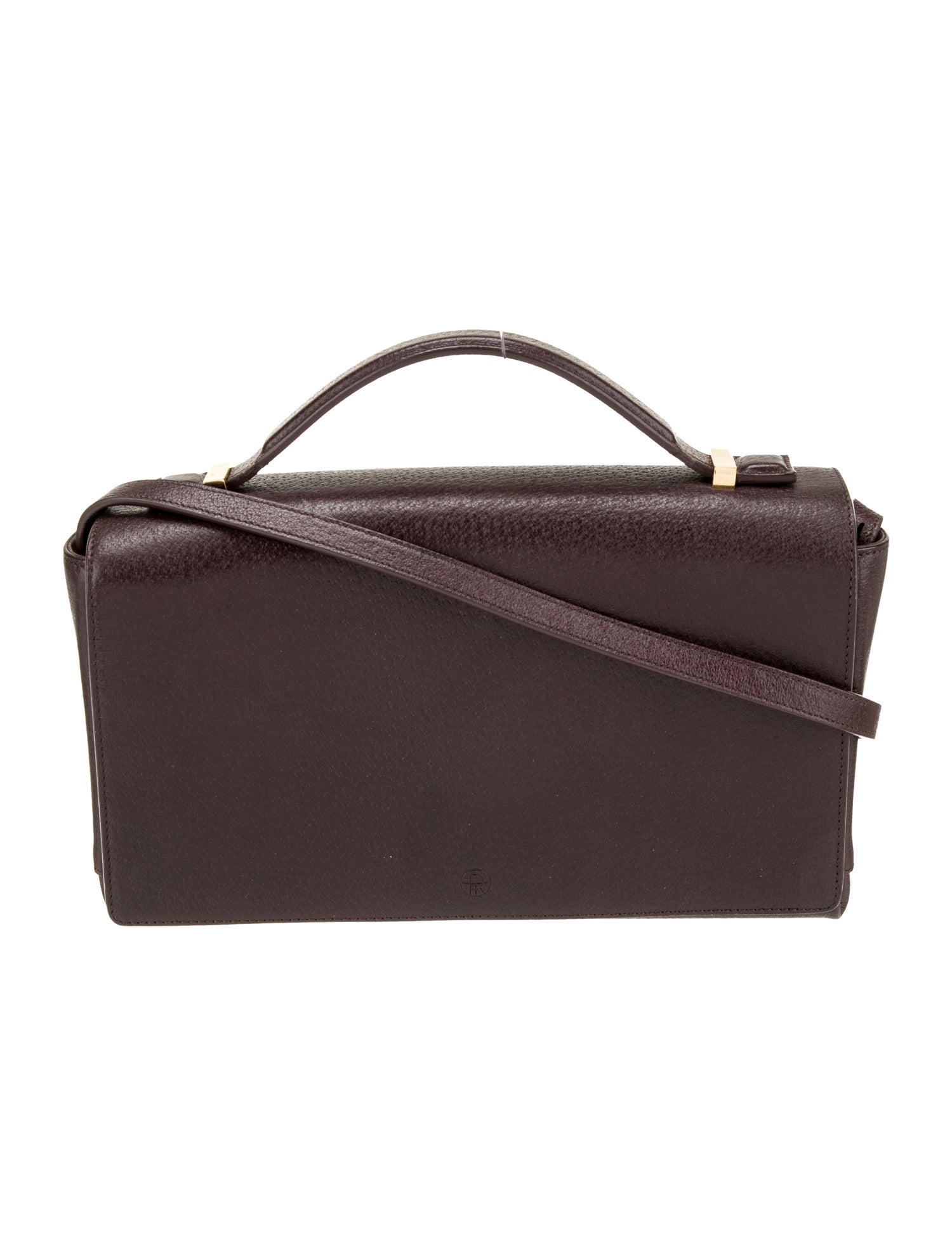 The Row Leather Book Bag 10