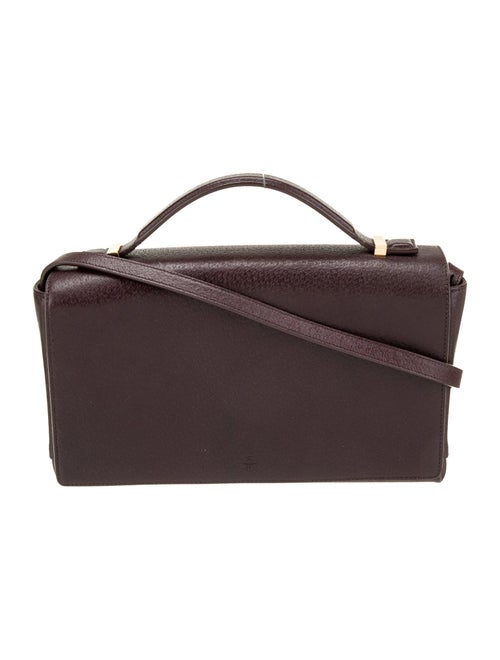 The Row Leather Book Bag 10