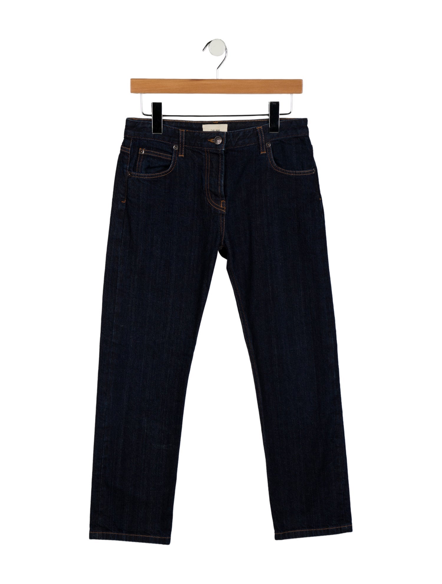 The Row Mid-Rise Straight Leg Jeans
