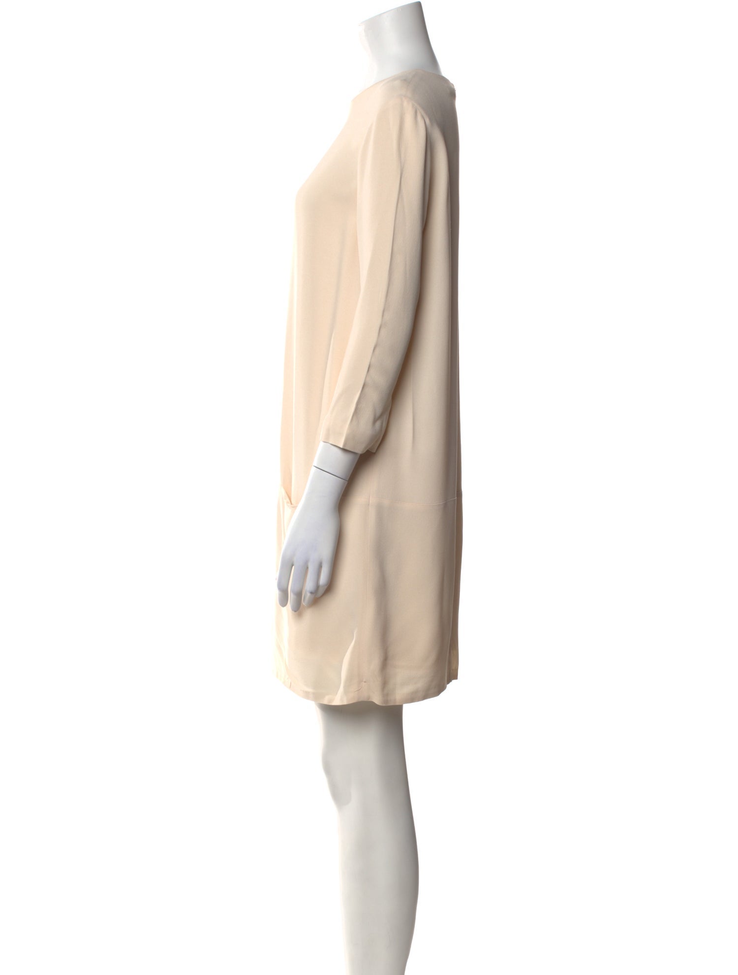 The Row Bateau Neckline Mini Dress