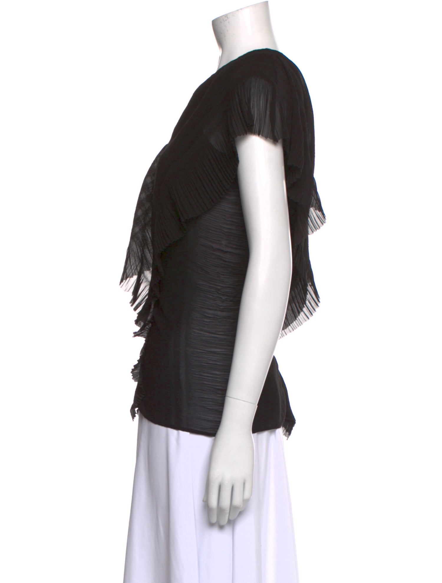 The Row Crew Neck Short Sleeve Blouse