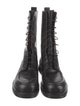 The Row Patty Leather Combat Boots