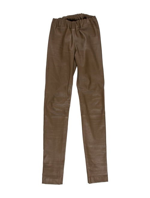 The Row Lambskin Skinny Leg Pants