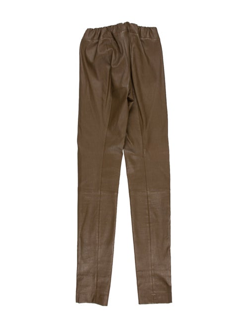 The Row Lambskin Skinny Leg Pants