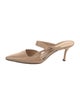The Row Gala Twist Leather Mules