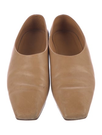 The Row Leather Ballet Flats