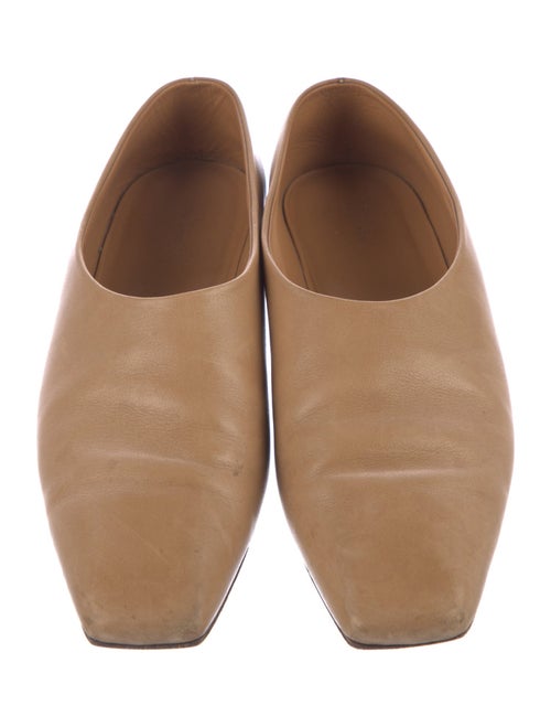The Row Leather Ballet Flats