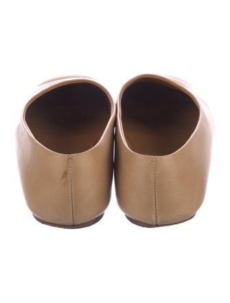 The Row Leather Ballet Flats