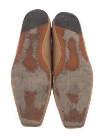 The Row Leather Ballet Flats