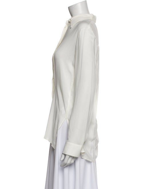 The Row Long Sleeve Button-Up Top