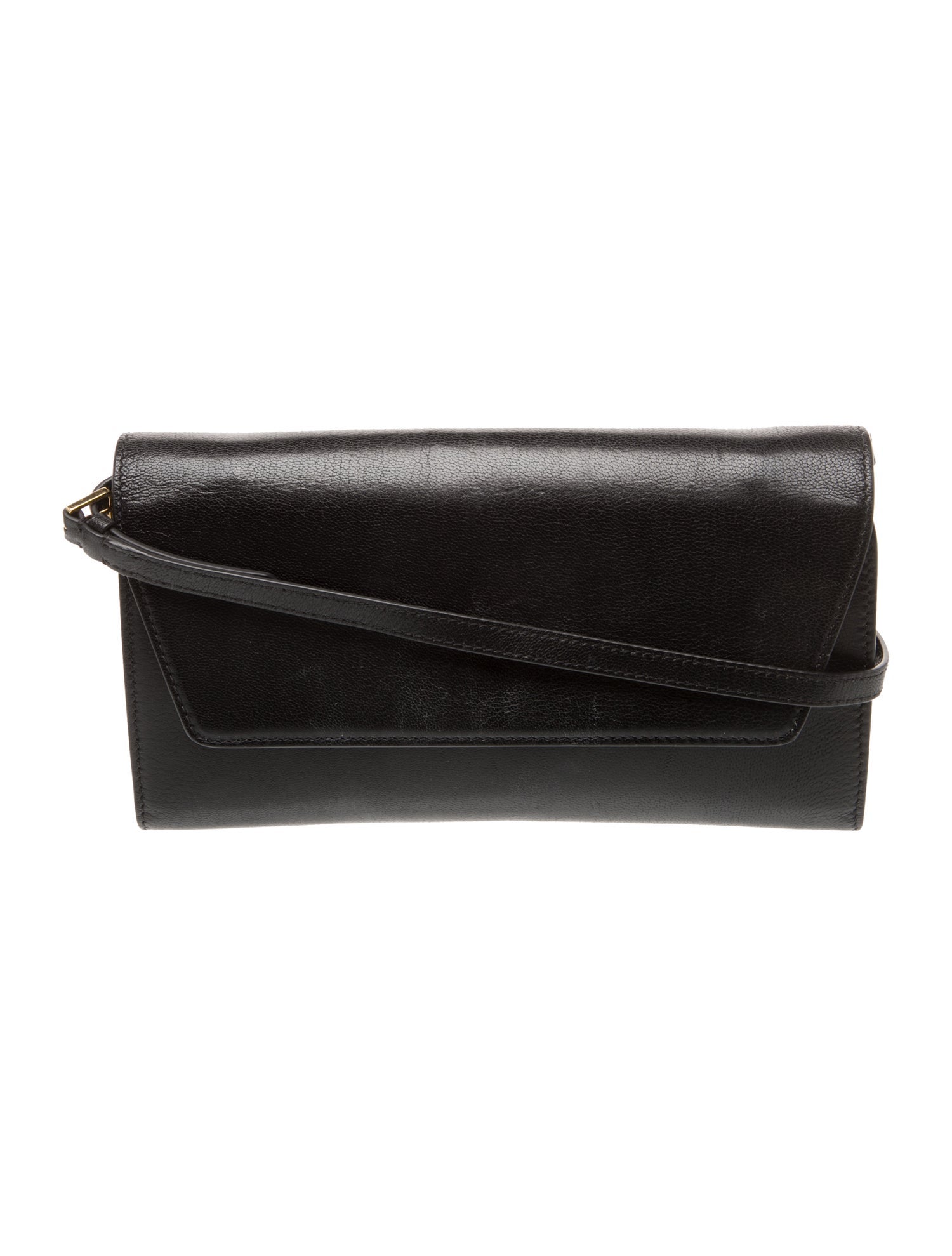 The Row Leather Clutch