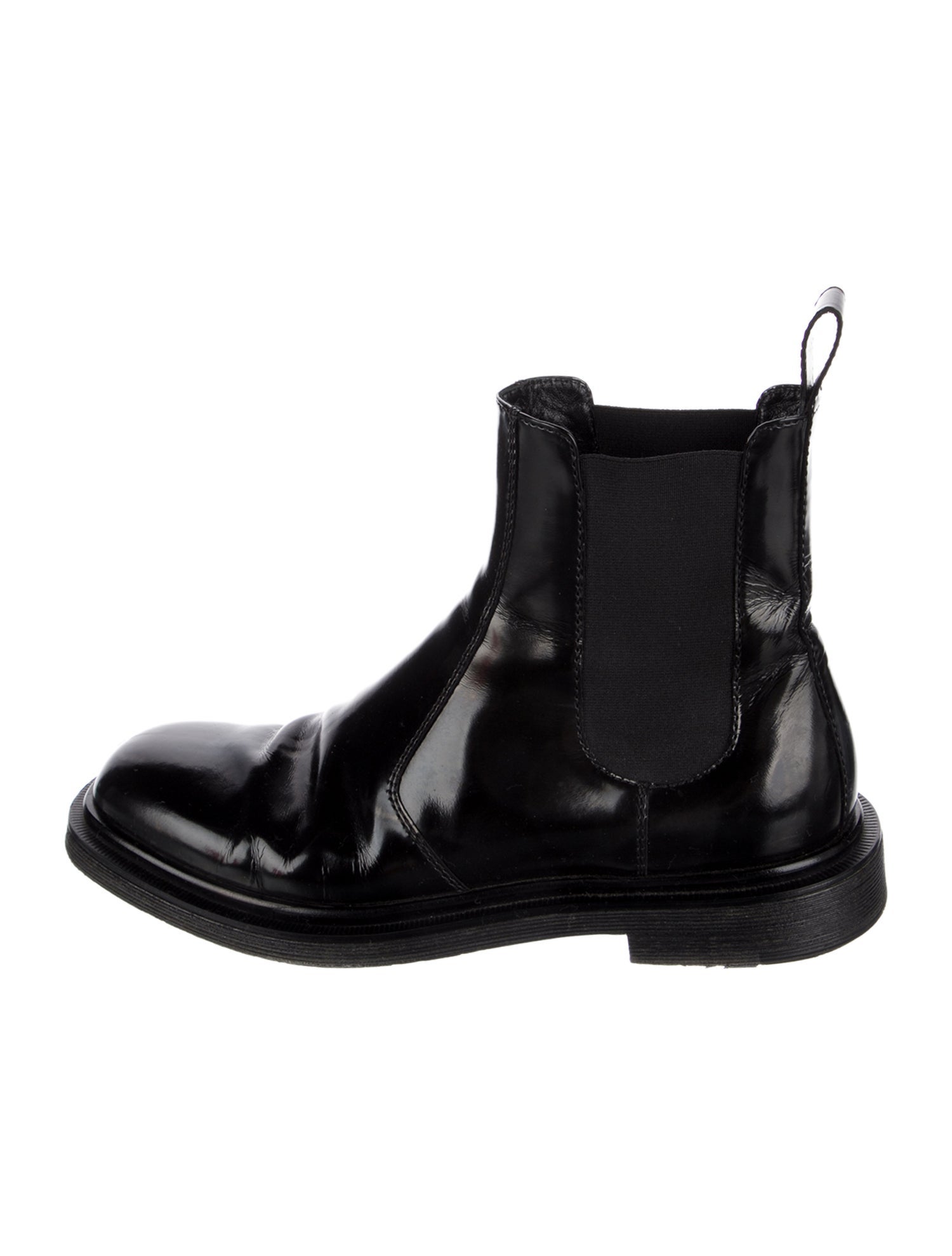 The Row Leather Chelsea Boots