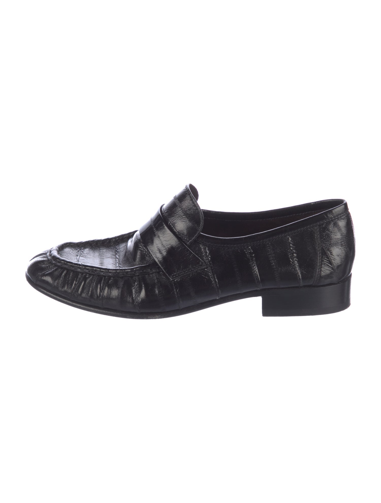 The Row Eel Skin Loafers