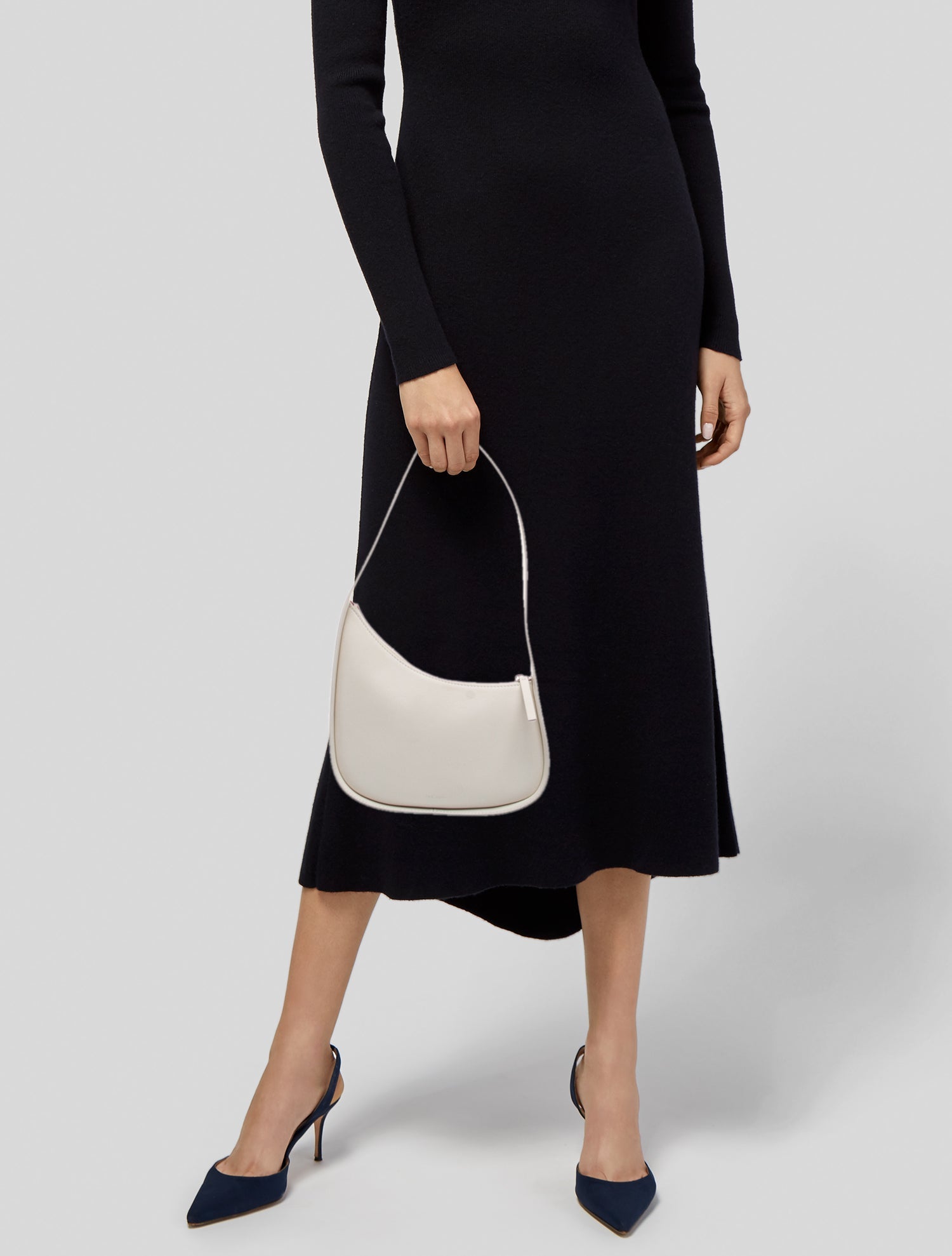 The Row Leather Half Moon