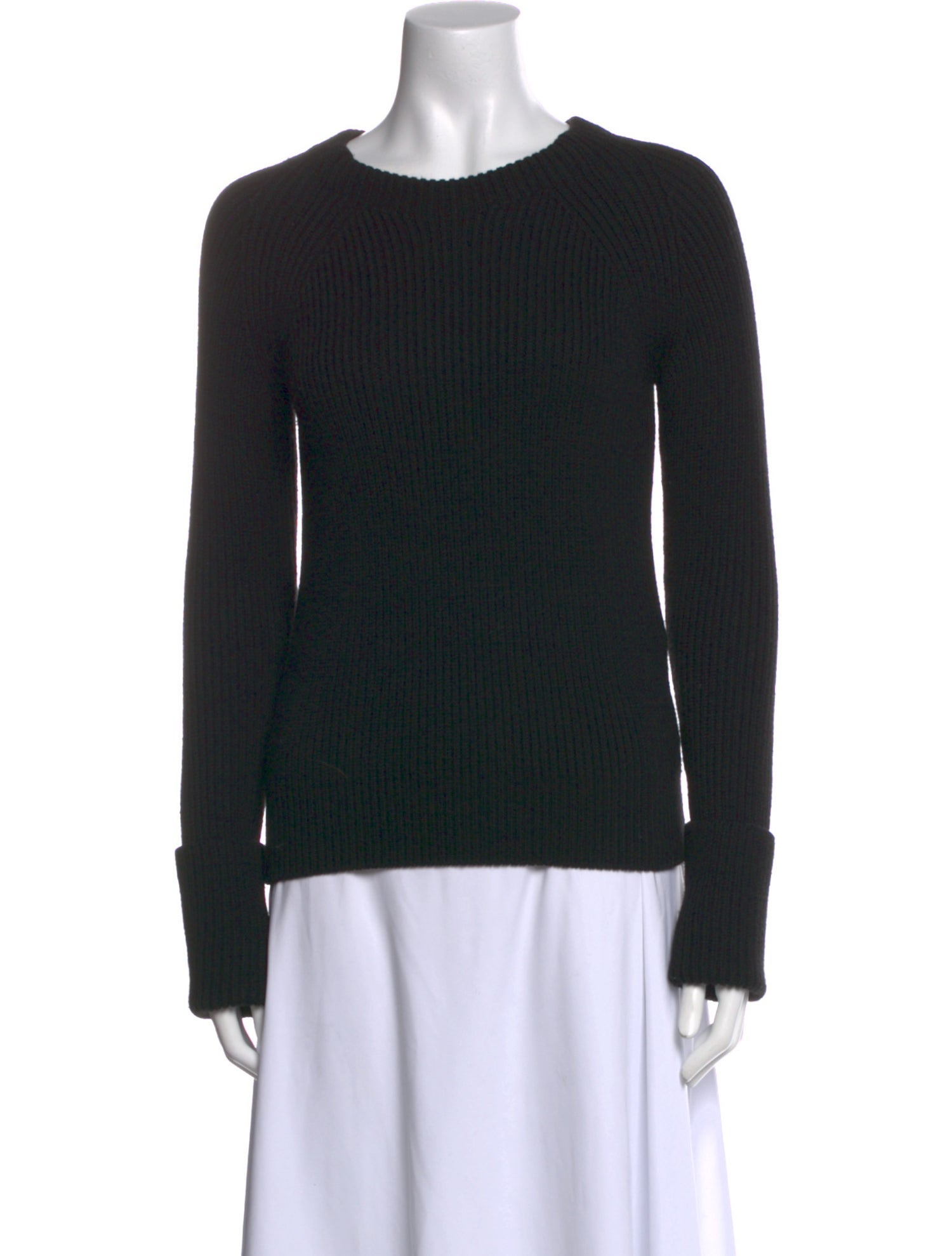 The Row Virgin Wool Crew Neck Sweater