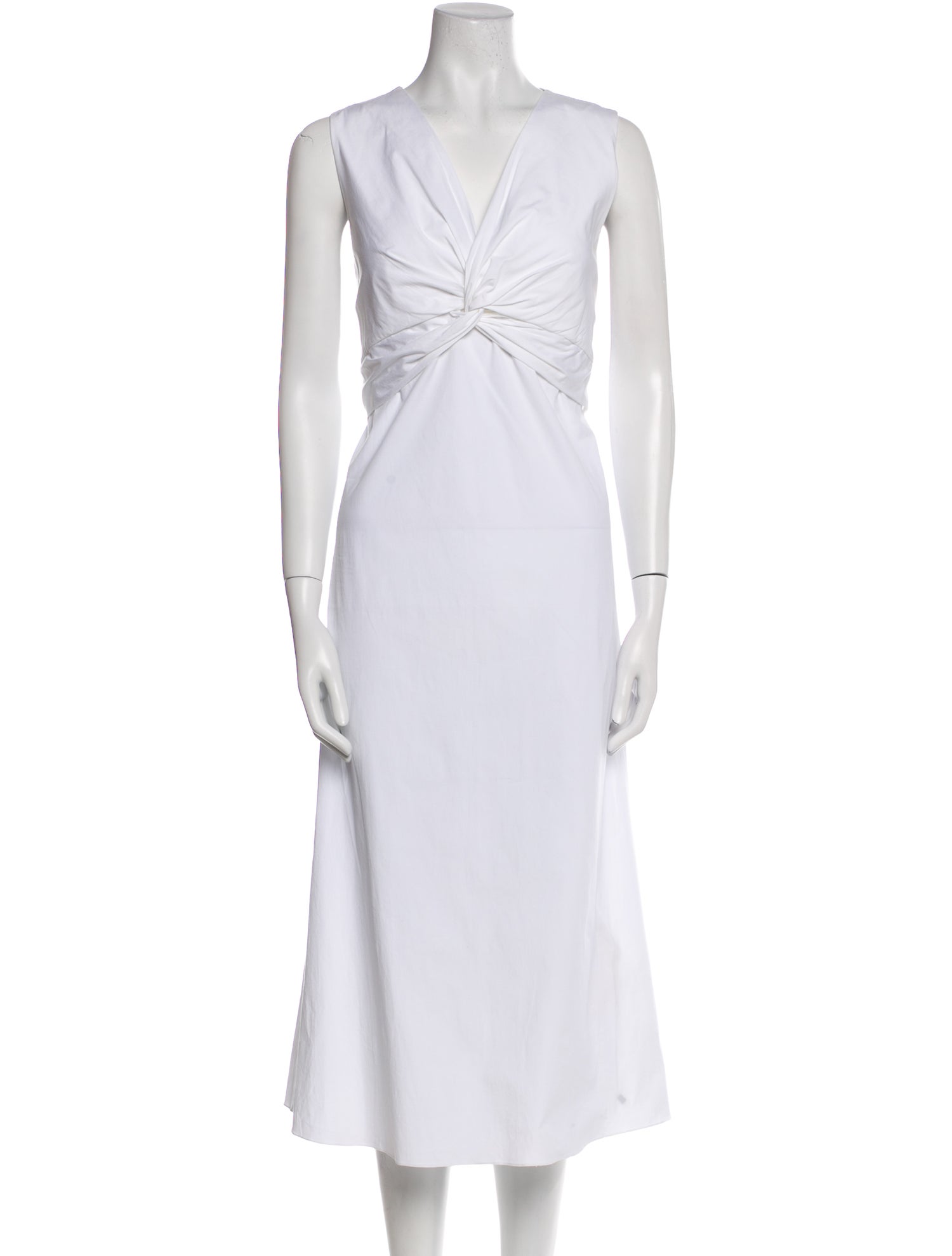 The Row V-Neck Midi Length Dress w/ Tags