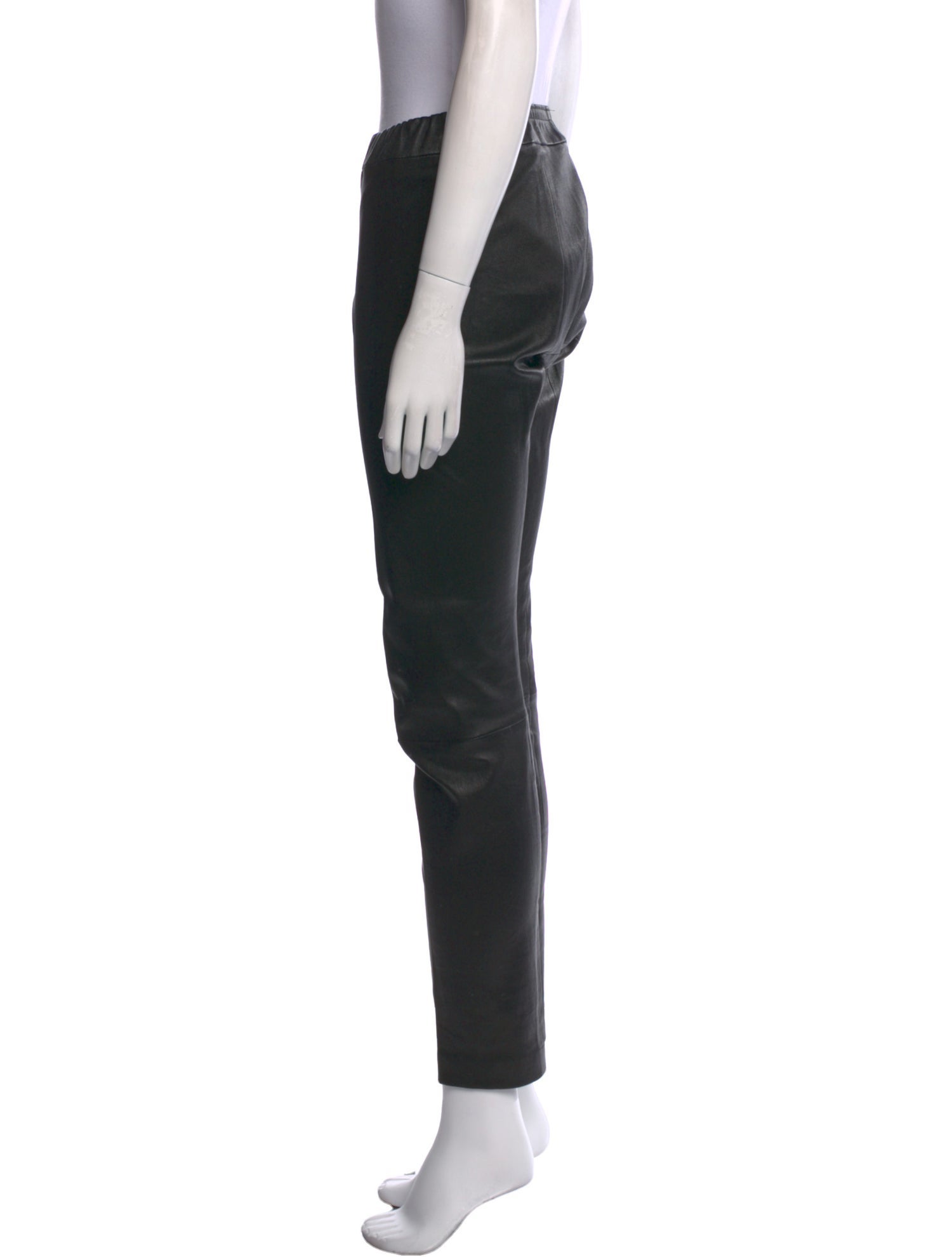 The Row Leather Skinny Leg Pants