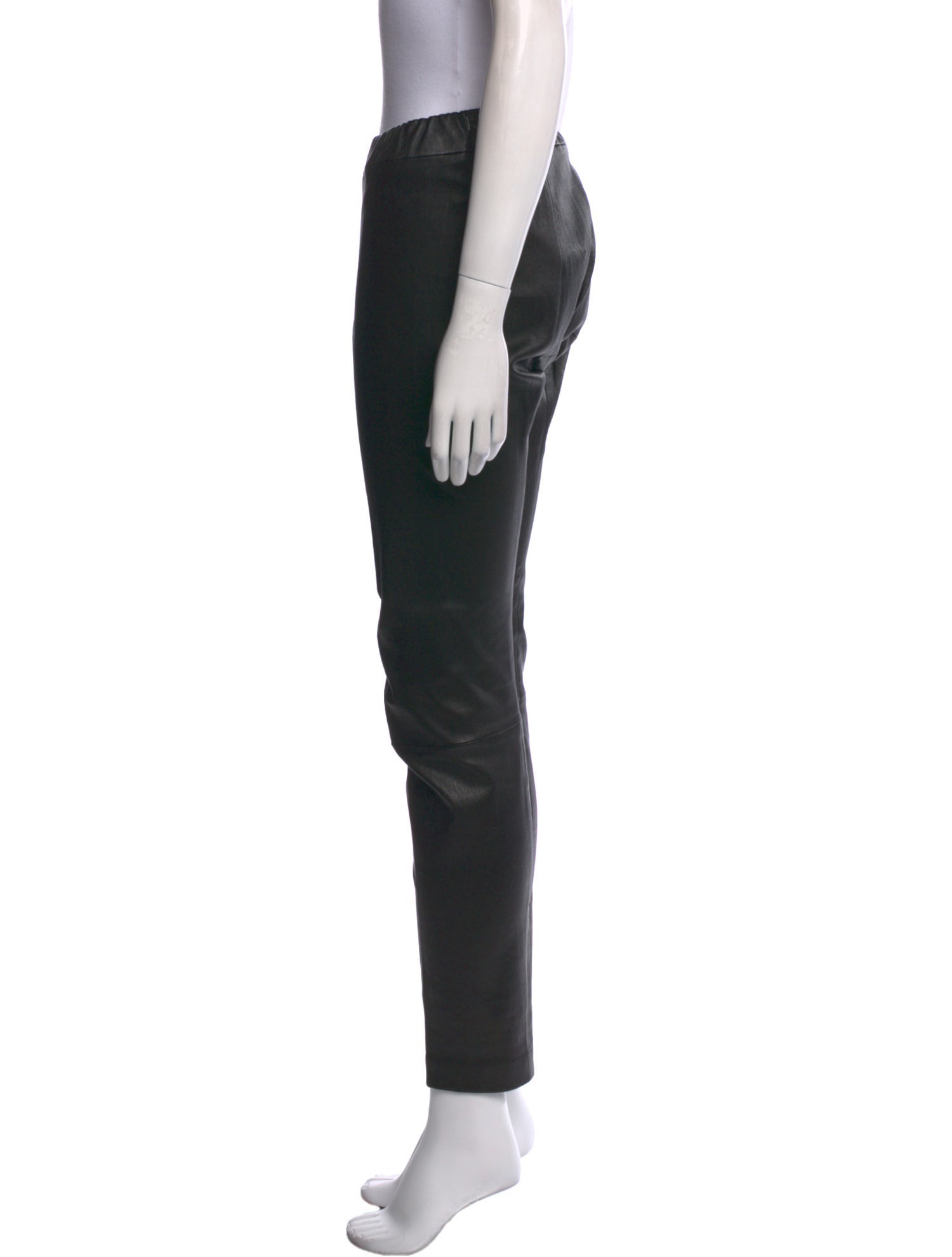 The Row Leather Wide Leg Pants