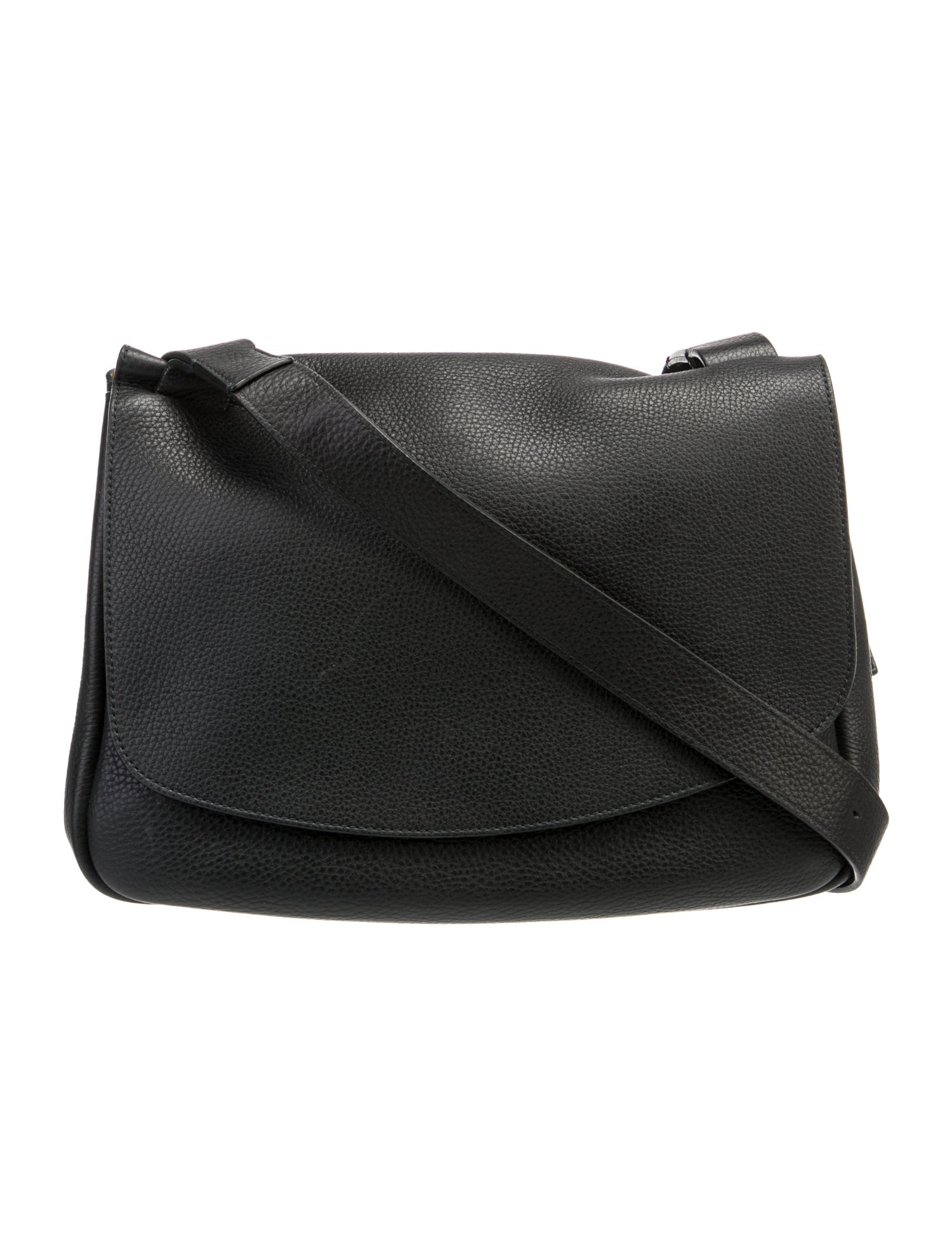 The Row Leather Mail Small