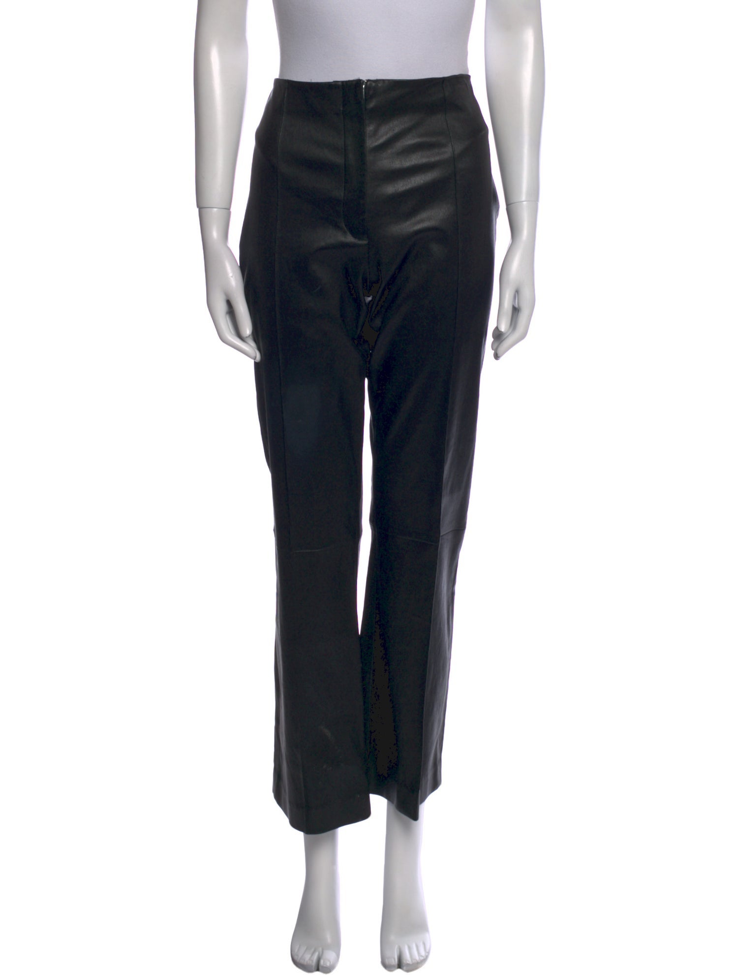 The Row Leather Wide Leg Pants
