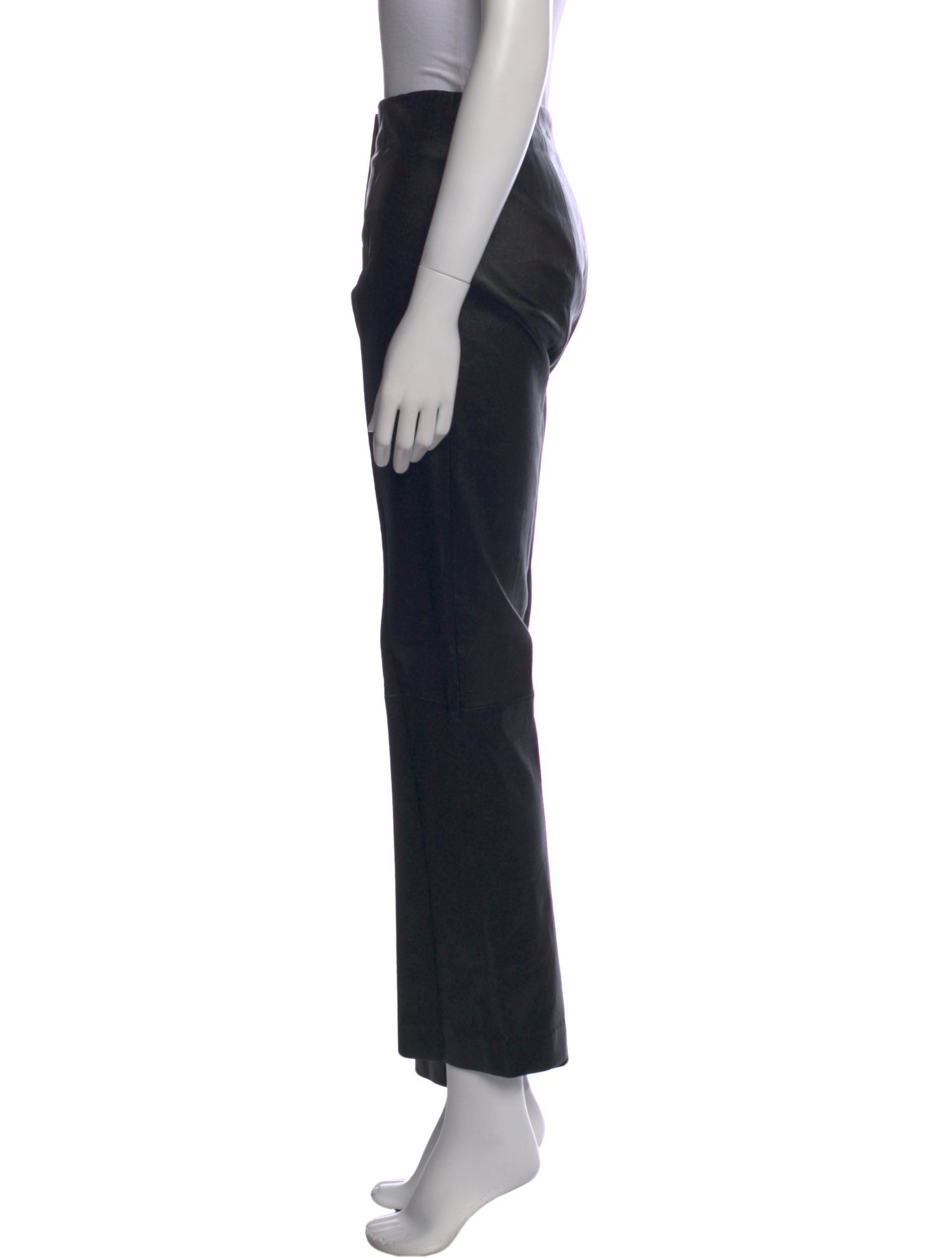 The Row Leather Wide Leg Pants