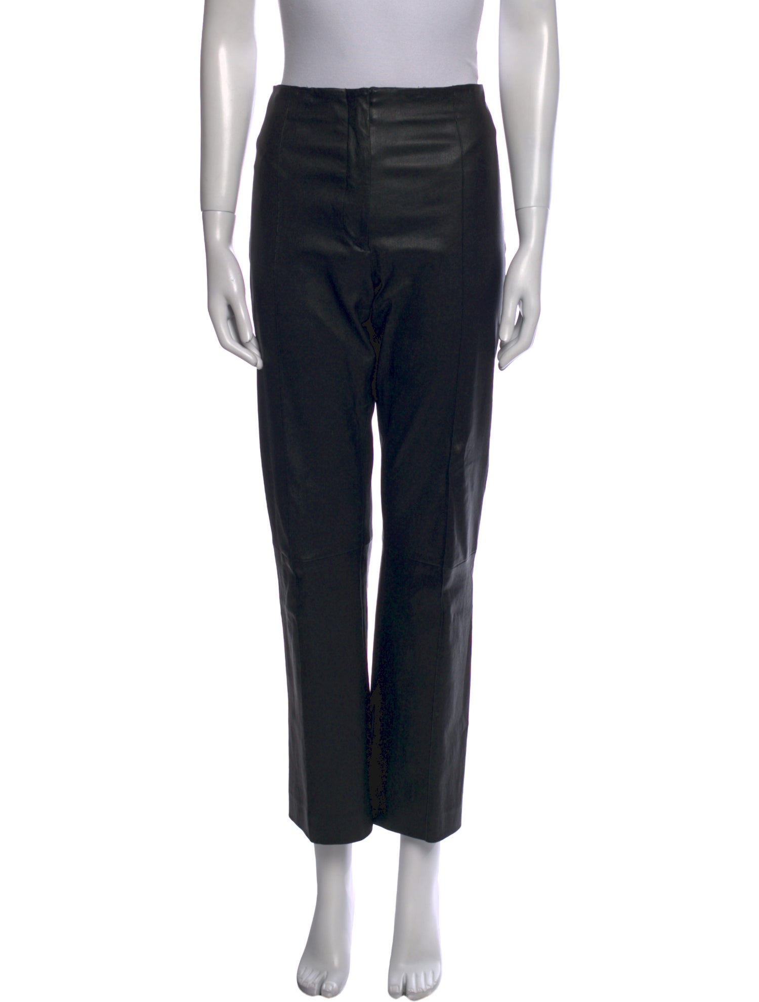 The Row Leather Wide Leg Pants