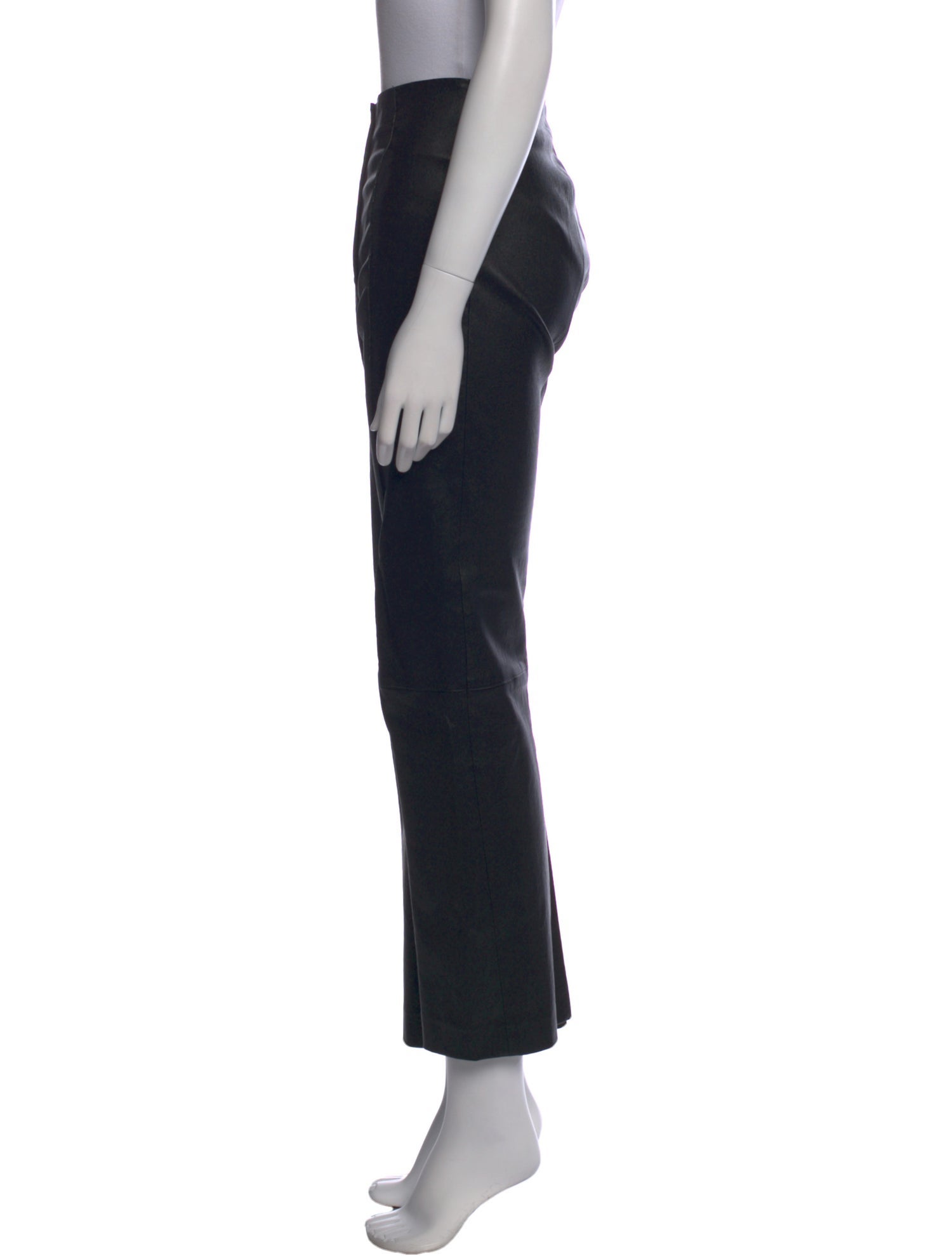 The Row Leather Wide Leg Pants