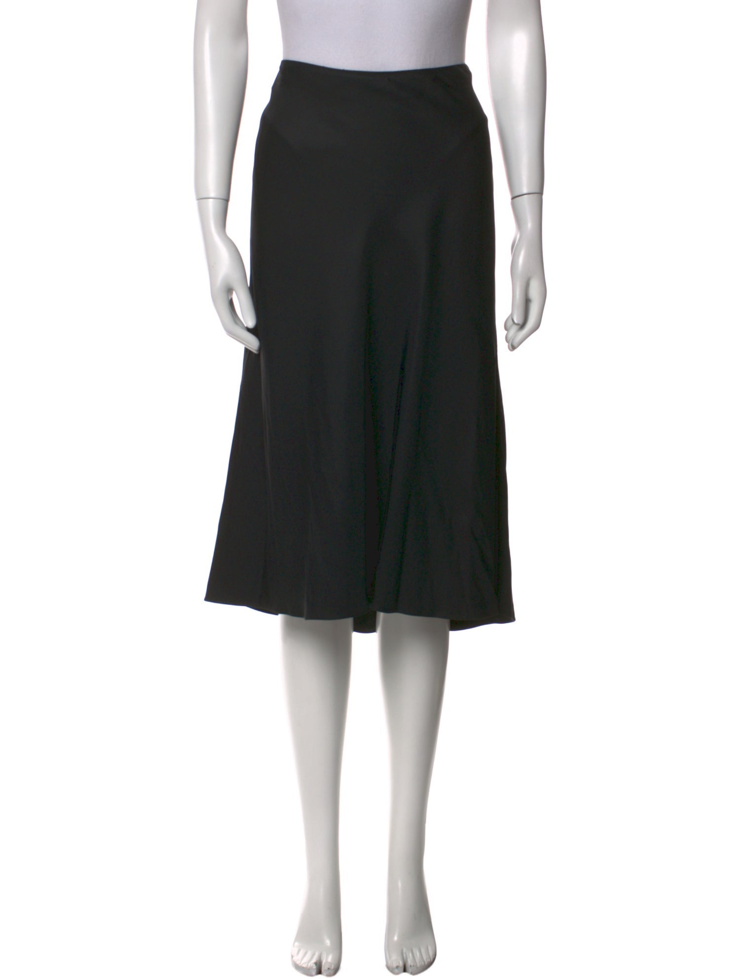 The Row Silk Midi Length Skirt